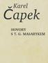 Karel Čapek HOVORY S T. G. MASARYKEM