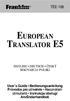 EUROPEAN TRANSLATOR E5