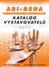 KATALOG VYSTAVOVATELŮ