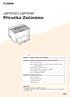 Příručka Začínáme. Obsah CES. Kapitola 1 Důležité bezpečnostní pokyny... 1. Kapitola 2 Instalace tiskárny/instalace ovladače tiskárny...
