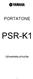 PORTATONE PSR-K1. Uživatelská příručka
