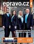 epravo.cz magazine 4/2014 Advokátní kancelář JELÍNEK & Partneři Profil Právnická firma roku 2014: reportáž, kompletní výsledková listina (str.