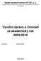 Výroční zpráva o činnosti za akademický rok 2009/2010