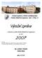 Výroční zpráva. o činnosti a plnění úkolů příspěvkové organizace za rok. Ing. Ladislav Konopka ředitel školy. únor 2008