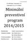 Minimální preventivní program 2014/2015