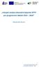 Vstupní analýza absorpční kapacity OPTP. pro programové období 2014 2020