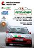 2. II. Ecce Homo Rallye 2006. 3. Program soutěže. 4. Rychlostní zkoušky. 5. Přihlášky a pojištění. 6. Servisní parkoviště, tankování