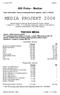 8. února 2007 strana 1. GfK Praha Median. Unie vydavatelů, Asociace komunikačních agentur, ARA s, SKMO MEDIA PROJEKT 2006