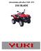 Uživatelská příručka YUKI ATV 250 BLADE