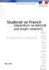 oktorát Studovat ve Francii Podmínky žádosti [stipendium na doktorát pod dvojím vedením] Rok 2012 Sekce pro vědeckou a univerzitní spolupráci