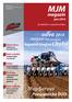 MJM. magazín jaro 2014. Zemědělství s nejvyšší kvalitou. Hlavní téma Výhled cen komodit 2014. Naše nabídka Antikokcidika v krmivech
