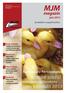 MJM. magazín. jaro 2013. Zemědělství s nejvyšší kvalitou. Naše nabídka Medikovaná krmiva z MJM Litovel, to je spolehlivost a jistota