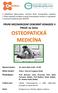 OSTEOPATICKÁ MEDICÍNA