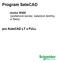 Program SeleCAD. - modul WIBE (podlahové kanály, kabelové žebříky a žlaby) pro AutoCAD LT a FULL