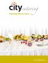 CATERING NA PŘÁNÍ. CITYcatering - cateringové služby pro společenské i soukromé příležitosti: