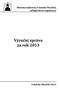 Městská knihovna Valašské Meziříčí, příspěvková organizace. Výroční zpráva za rok 2013