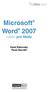 Microsoft. Word 2007. nejen pro školy. Karel Klatovský Pavel Navrátil. Vzdìlávání, které baví www.computermedia.cz. Nakladatelství a vydavatelství R