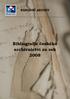 NÁRODNÍ ARCHIV. Bibliografie českého archivnictví za rok 2008