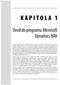 KAPITOLA 1. Úvod do programu Microsoft Dynamics NAV