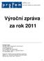 Výroční zpráva za rok 2011