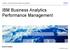 IBM Business Analytics Performance Management
