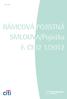 CIO2 1/2012. RÁMCOVÁ POJISTNÁ SMLOUVA/Pojistka č. CIO2 1/2012