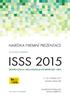 ISSS 2015 NABÍDKA FIREMNÍ PREZENTACE DOPROVODNÁ MEZINÁRODNÍ KONFERENCE V4DIS 13. 14. DUBNA 2015 HRADEC KRÁLOVÉ 18.