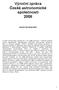 Výroční zpráva České astronomické společnosti 2008 stručná charakteristika
