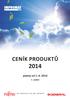 CENÍK PRODUKTŮ 2014. platný od 1. 4. 2014. 1. vydání