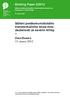 Briefing Paper 2/2012. Sdílení postkomunistického transformačního know-how: zkušenosti ze severní Afriky