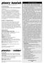 plastics and rubber RADA VYDAVATELE REDAKCE EDITOR EDITORIAL Vážení čtenáři, vážení obchodní přátelé, Abstrahovaný do CHEMICAL ABSTRACTS VYDAVATEL