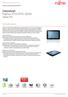 Datasheet Fujitsu STYLISTIC Q550 Slate PC