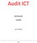 Audit ICT. KATALOG služeb. Ing. Jiří Štěrba