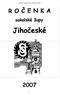 Ročenka Sokolské župy Jihočeské 2007