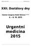 Urgentní medicína 2015