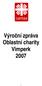 Výroční zpráva Oblastní charity Vimperk 2007