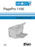 PagePro 1100 Uživatelská příručka CZ