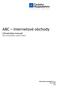 ABC Internetové obchody Uživatelský manuál Popis a obsluha aplikace, možnosti nastavení
