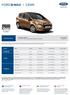 Ambiente Edition Ford B-MAX Ambiente s klimatizací a rádiem za 316 990 Kč