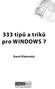 333 tipů a triků pro WINDOWS 7