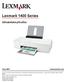 Lexmark 1400 Series. Uživatelská příručka