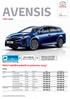 AVENSIS CENÍK 2015. Akční nabídka paketů za polovinu ceny! Operativní leasing. Ceny. ZA 6 299 Kč = BEZ DPH MĚSÍČNĚ +