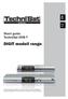 DIGIT modell range CZ EN. Short guide TechniSat DVB-T