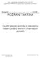 MV GENERÁLNÍ ŘEDITELSTVÍ HZS ČR ODBORNÁ PŘÍPRAVA JEDNOTEK POŽÁRNÍ OCHRANY. Konspekt 1-3-03 POŽÁRNÍ TAKTIKA