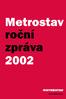 Metrostav roční zpráva 2002