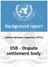 Světová obchodní organizace (WTO) DSB Dispute settlement body