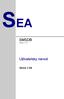 SEA. SMSDB verze 2.1.0. Uživatelský návod. Verze 1.04
