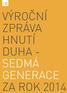 VÝROČNÍ ZPRÁVA HNUTÍ DUHA - SEDMÁ GENERACE ZA ROK 2014