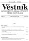 Ročník 2006. Věstník MINISTERSTVA ZDRAVOTNICTVÍ ČESKÉ REPUBLIKY OBSAH