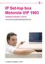 IP Set-top box Motorola VIP 1903